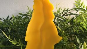 Beeswax Girl with Bunny