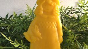 Beeswax Girl with Bunny