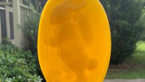 Beeswax Bunny with Egg Basket in Oval