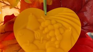 Beeswax Cornucopia Heart