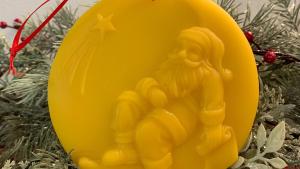 Beeswax Santa's Nap