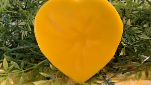 Beeswax Swan Song Heart Suncatcher