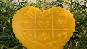 Beeswax Gardens of the Heart Suncatcher or Wall Art