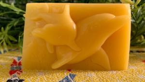 Beeswax Dolphin Family Block