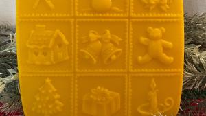 Beeswax Christmas Wall Decor