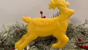 Beeswax Prancer Reindeer