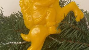 Beeswax  Santa Riding a Reindeer