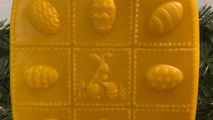 Beeswax  Bunny and Eggs Wall Hanging