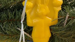 Beeswax Bunny Juggling Eggs