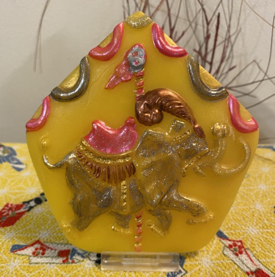 Beeswax Carousel Animals Set of Four