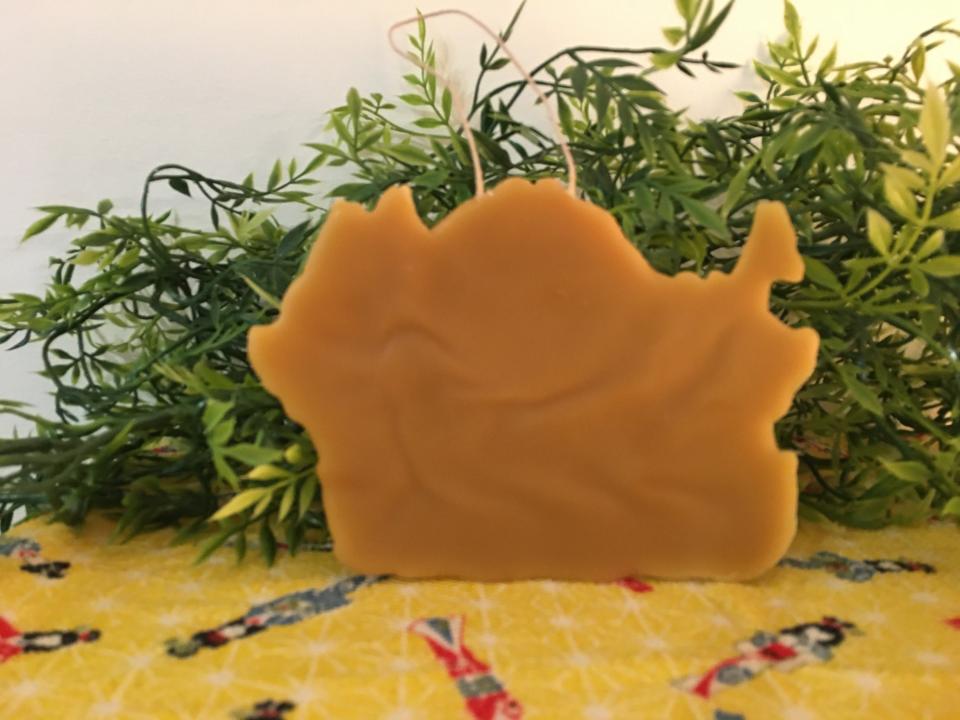Noah's Ark Beeswax Art with Optional Glass