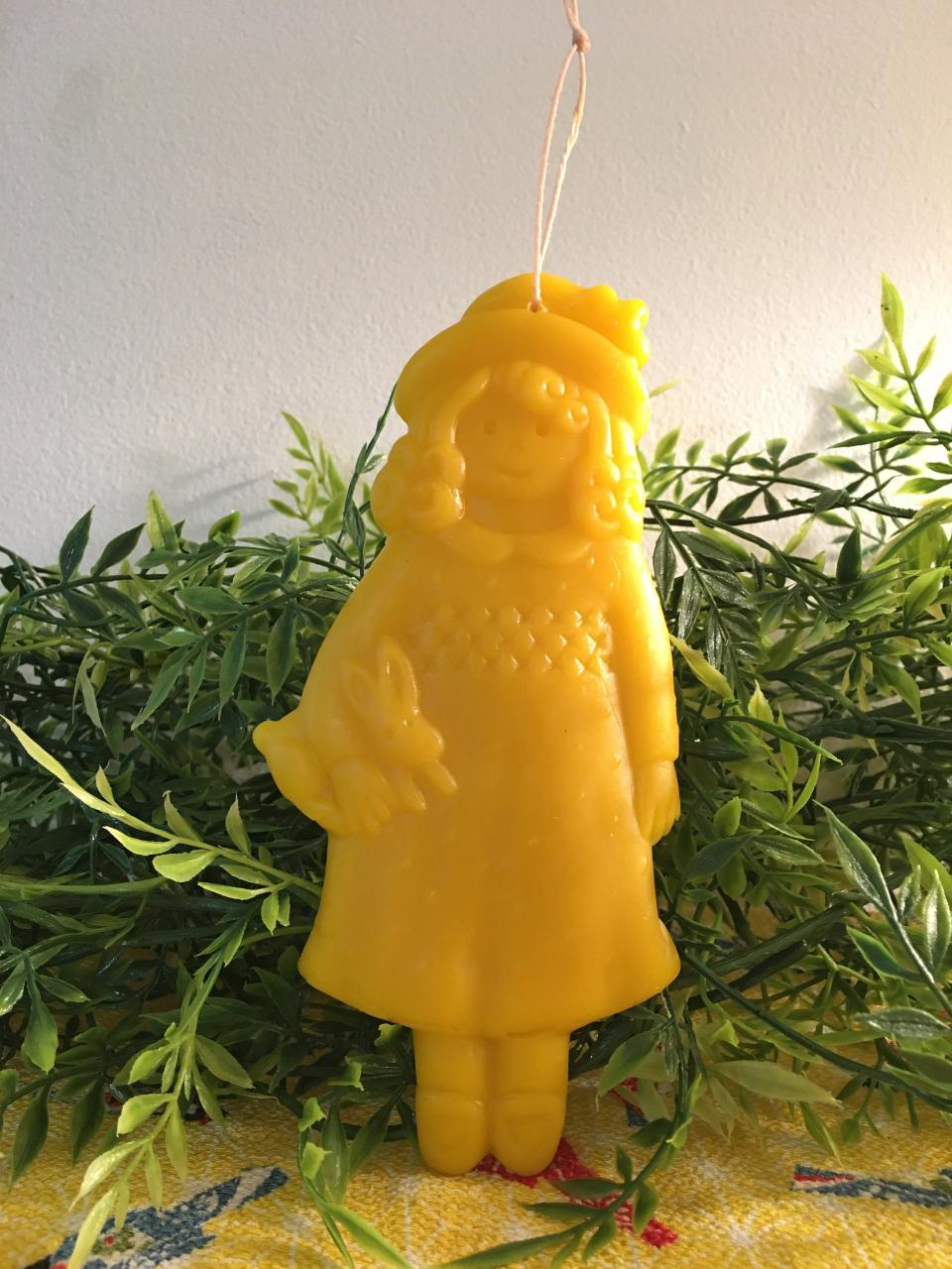 Beeswax Girl with Bunny