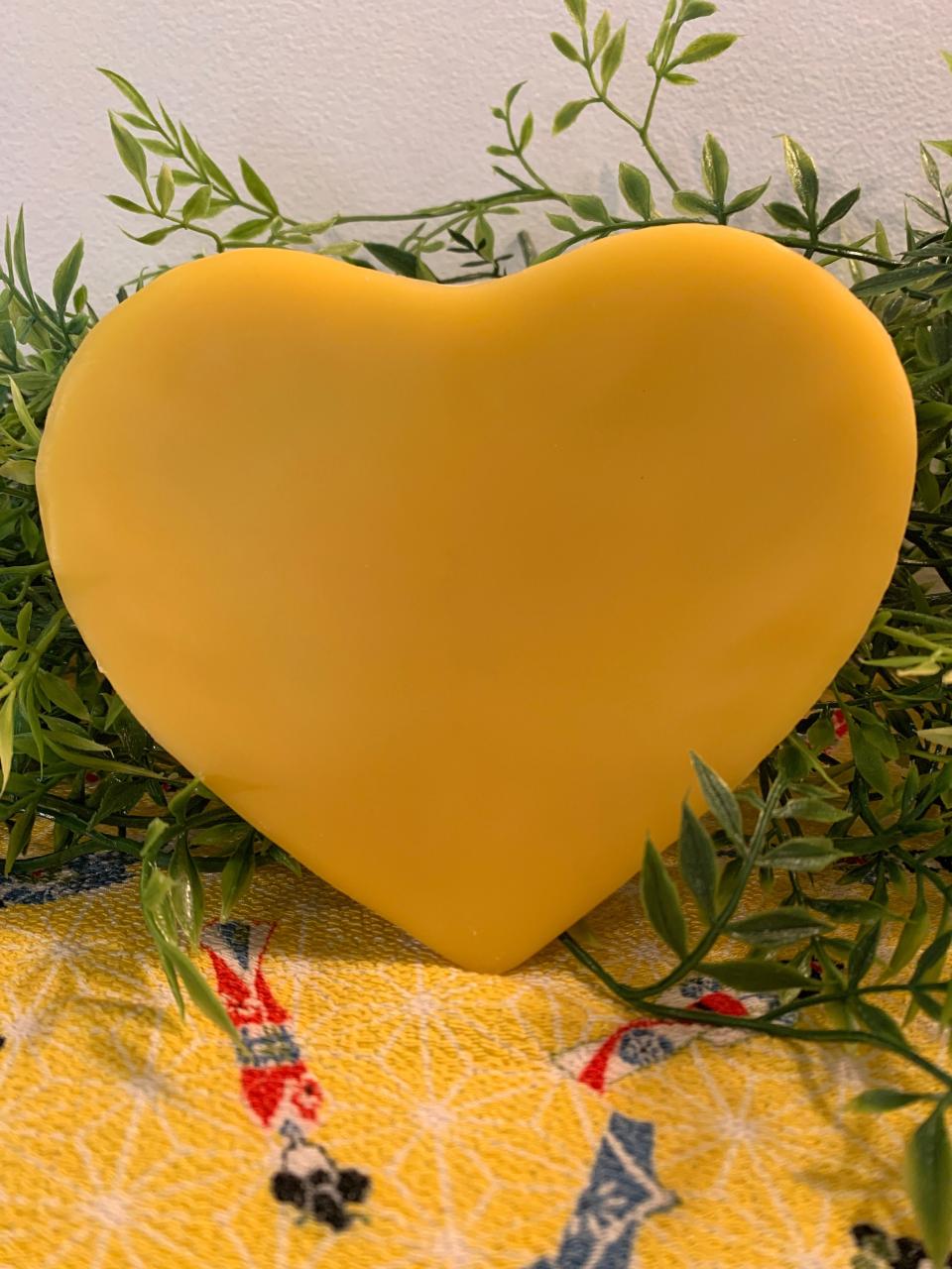 Beeswax Bountiful Heart Painted or Plain