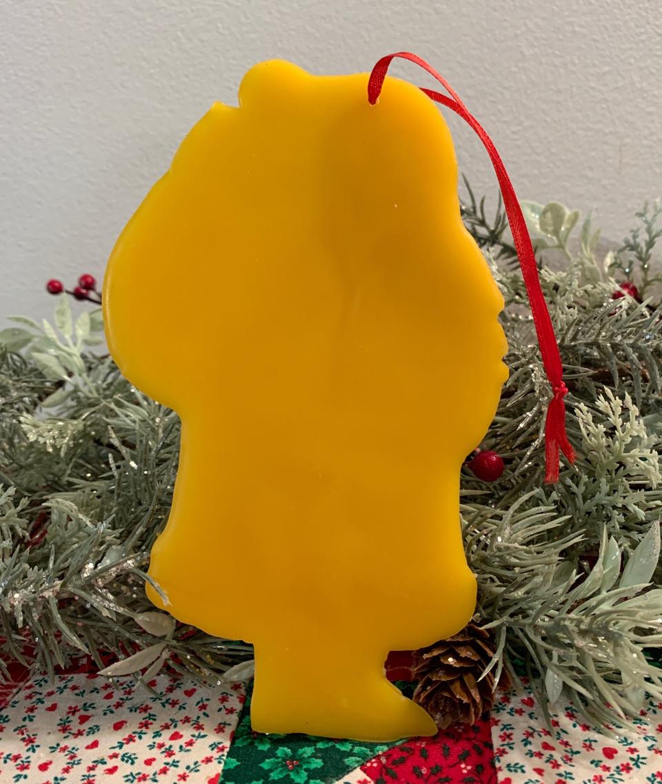 Beeswax Saint Nicholas Ornament