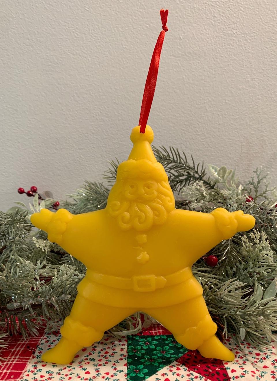 Beeswax Star Santa