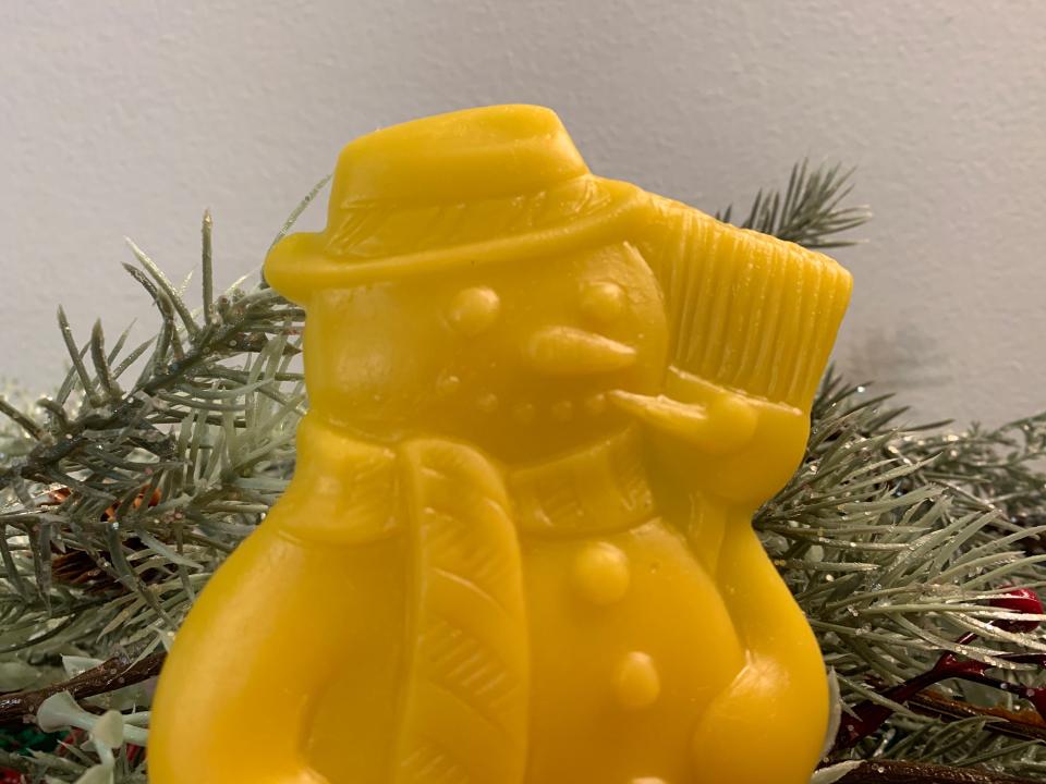 Beeswax Snowman