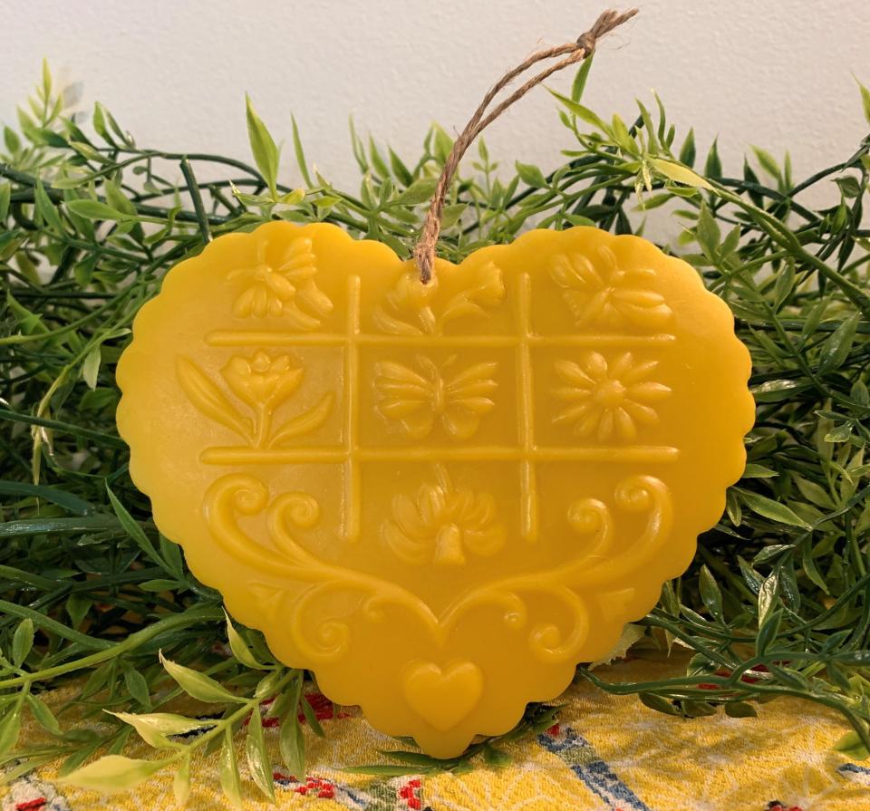 Beeswax Gardens of the Heart Suncatcher or Wall Art