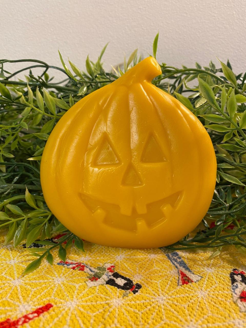 Beeswax Jack O’ Lantern Pumpkin