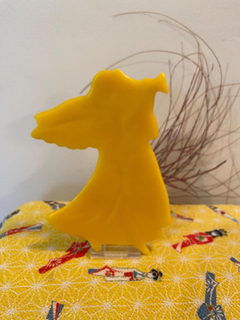 Beeswax Angel with Horn