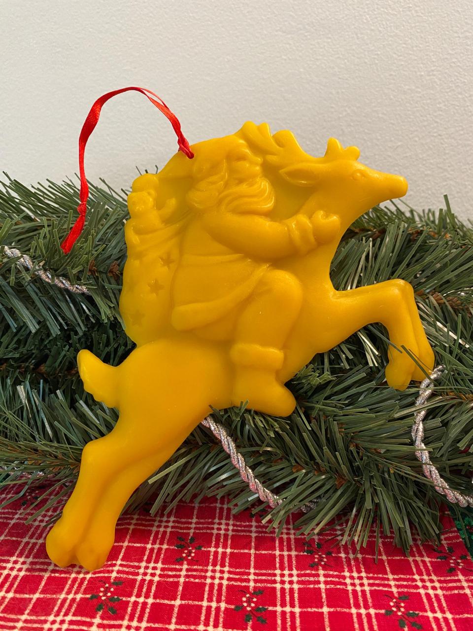 Beeswax  Santa Riding a Reindeer
