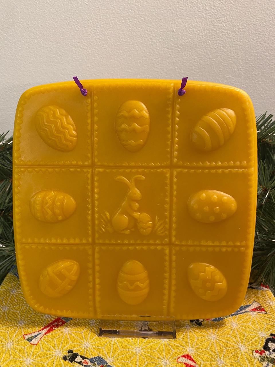 Beeswax  Bunny and Eggs Wall Hanging
