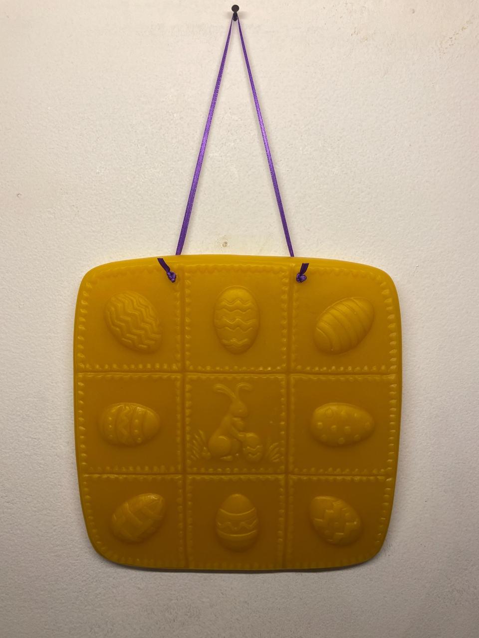 Beeswax  Bunny and Eggs Wall Hanging