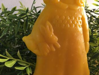 Beeswax Girl with Bunny