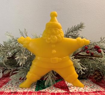 Beeswax Star Santa