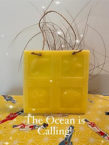 Sea Life Beeswax Four Square