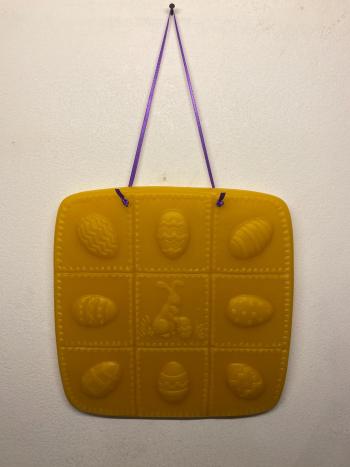 Beeswax  Bunny and Eggs Wall Hanging