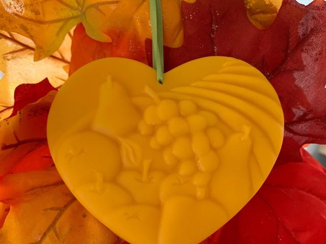 Beeswax Cornucopia  Heart