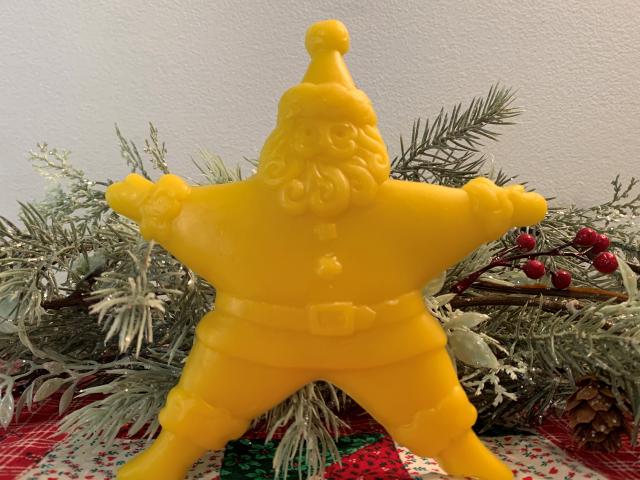 Beeswax Star Santa