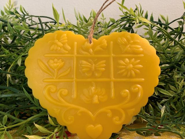 Beeswax Gardens of the Heart Suncatcher or Wall Art
