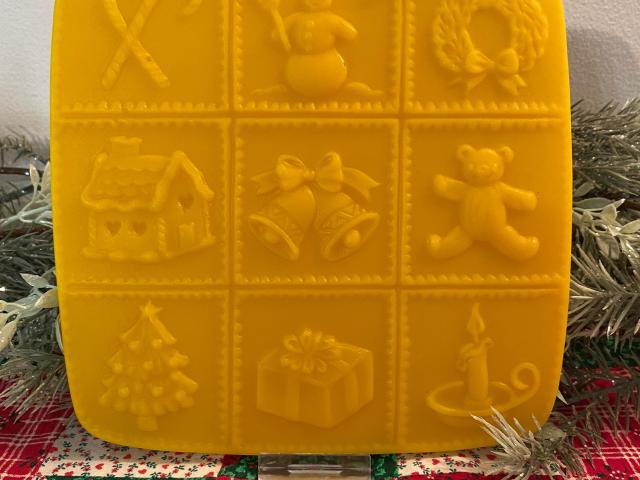 Beeswax Christmas Wall Decor